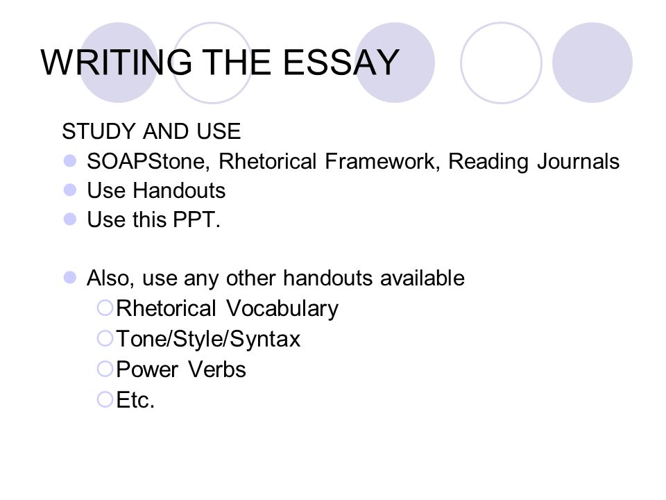 Tone and essay writing